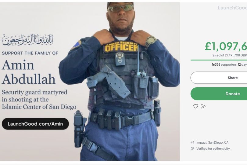 Fundraiser hits $1.5M for dead security guard after San Diego shooting ...