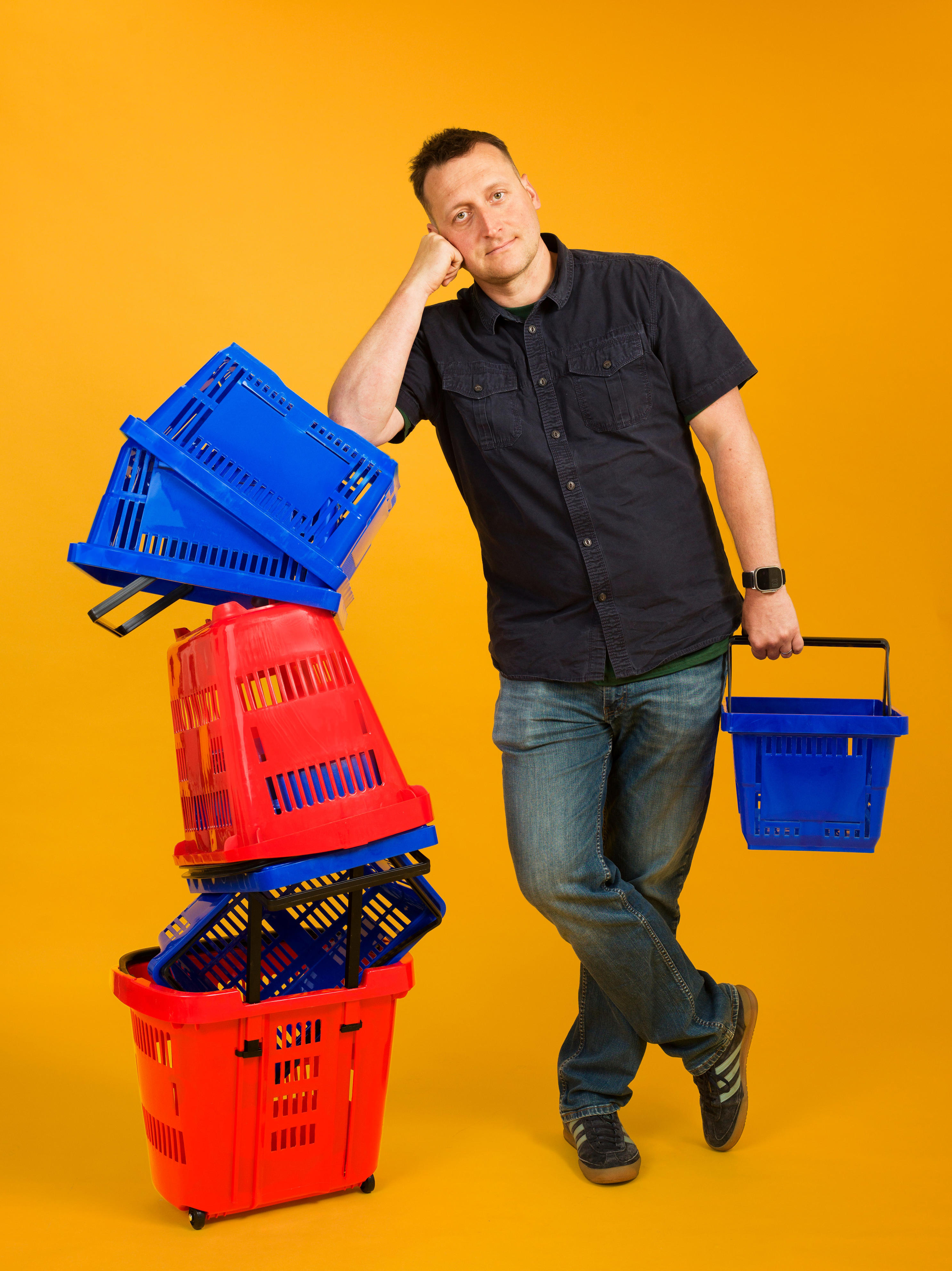 This firefighter hated doubling back at the grocery store. So he vibe ...