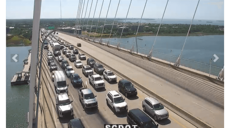 Ravenel Bridge southbound lanes reopened to traffic following crash