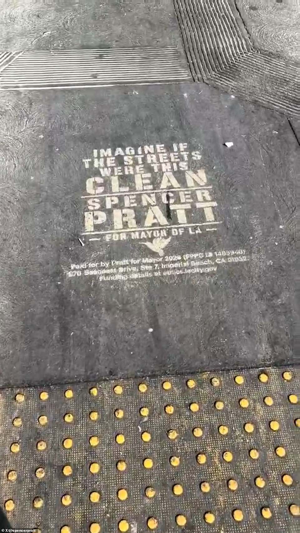 Spencer Pratt praised for 'brilliant' ad showing how filthy LA is