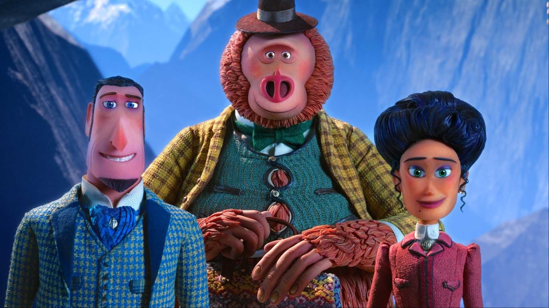 The three main characters of Missing Link