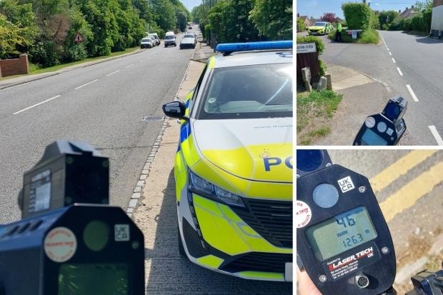 Driver caught at 46mph in 30mph zone as police crack down on speeders