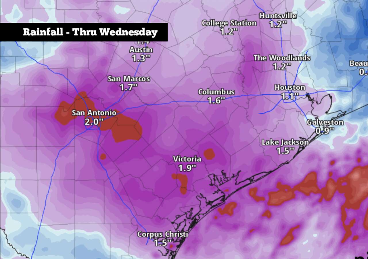 South Texas faces another flood threat this week. Here's when more rain ...