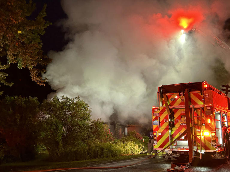 Crews put out house fire on South Street in Granby