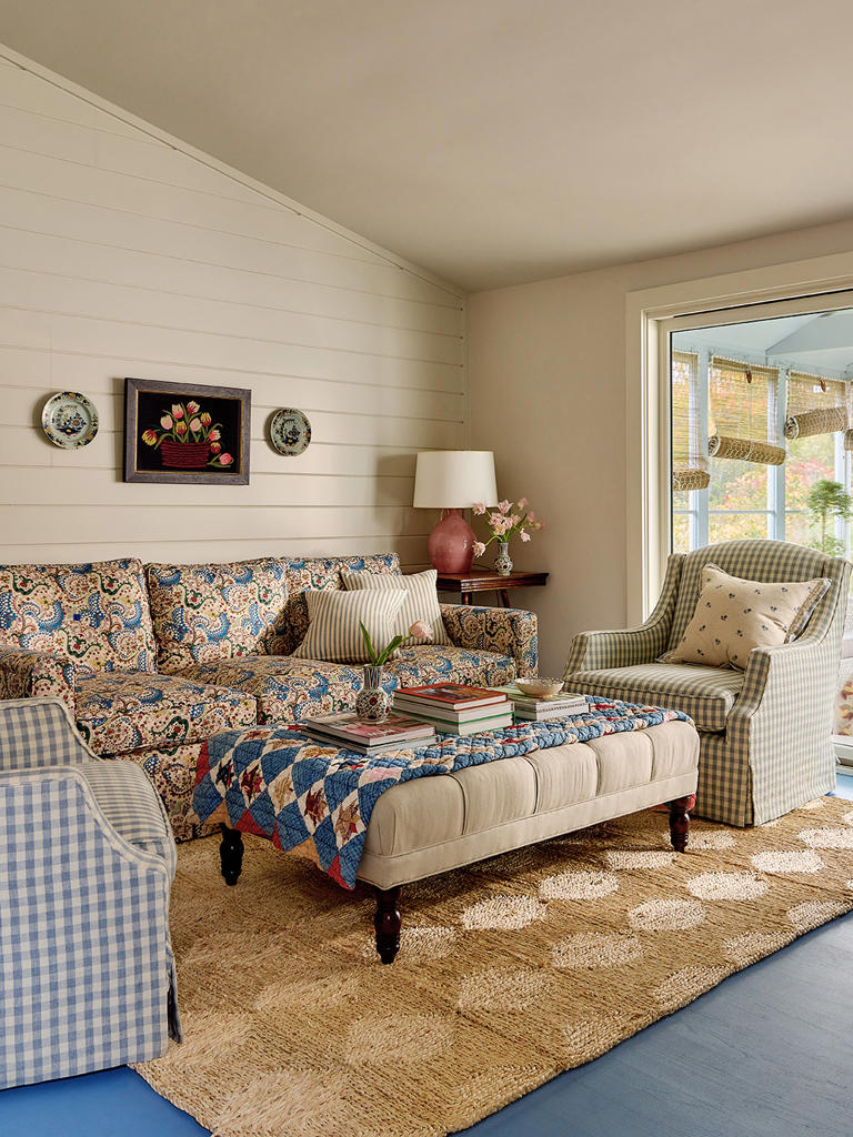 A designer turned this Cape Cod family home into a pattern-filled dream
