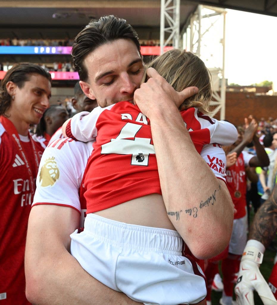 Declan Rice's partner Lauren Fryer seen publicly for the first time in ...