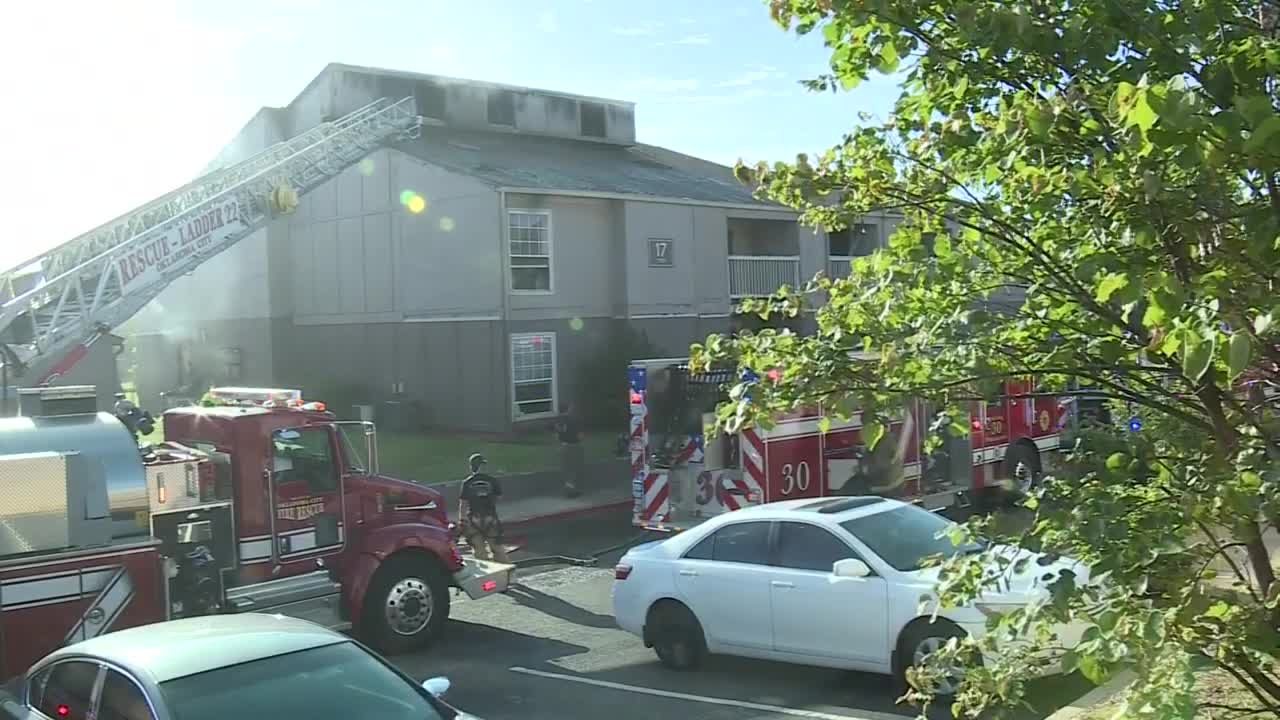 Oklahoma City apartment complex fire being investigated as arson