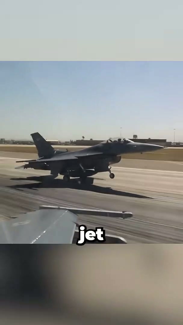 Is this fighter jet popping a wheelie?