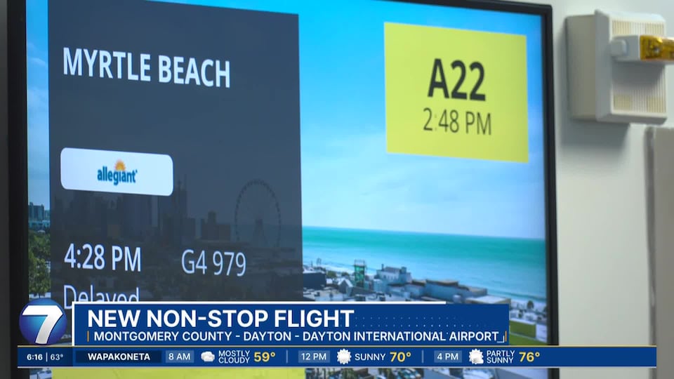 New seasonal non-stop flight begins at Dayton International Airport