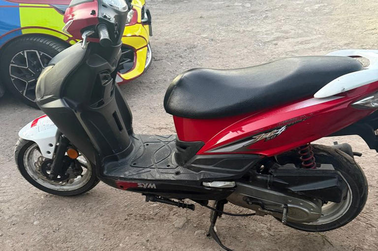 Offender 'pinned' as Fleetwood cops seize moped 'being ridden on footpath'