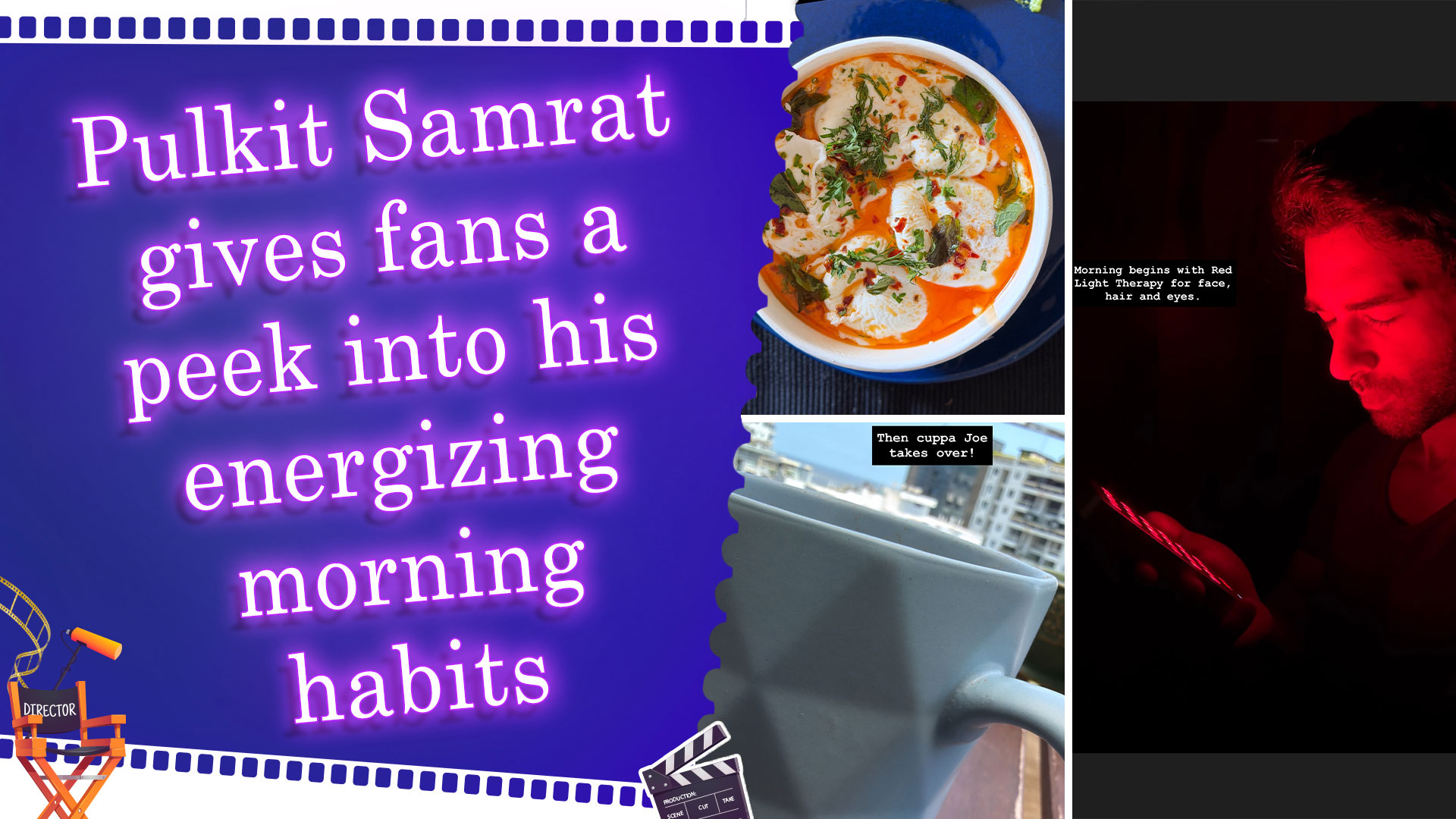 Pulkit Samrat reveals healthy morning routine with red light therapy ...