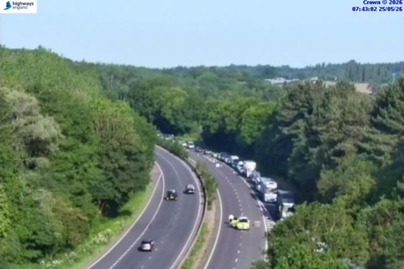 Eight-day-old baby injured and woman arrested after M50 crash