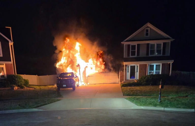 Quick-thinking dog alerts family to garage fire in Sycamore