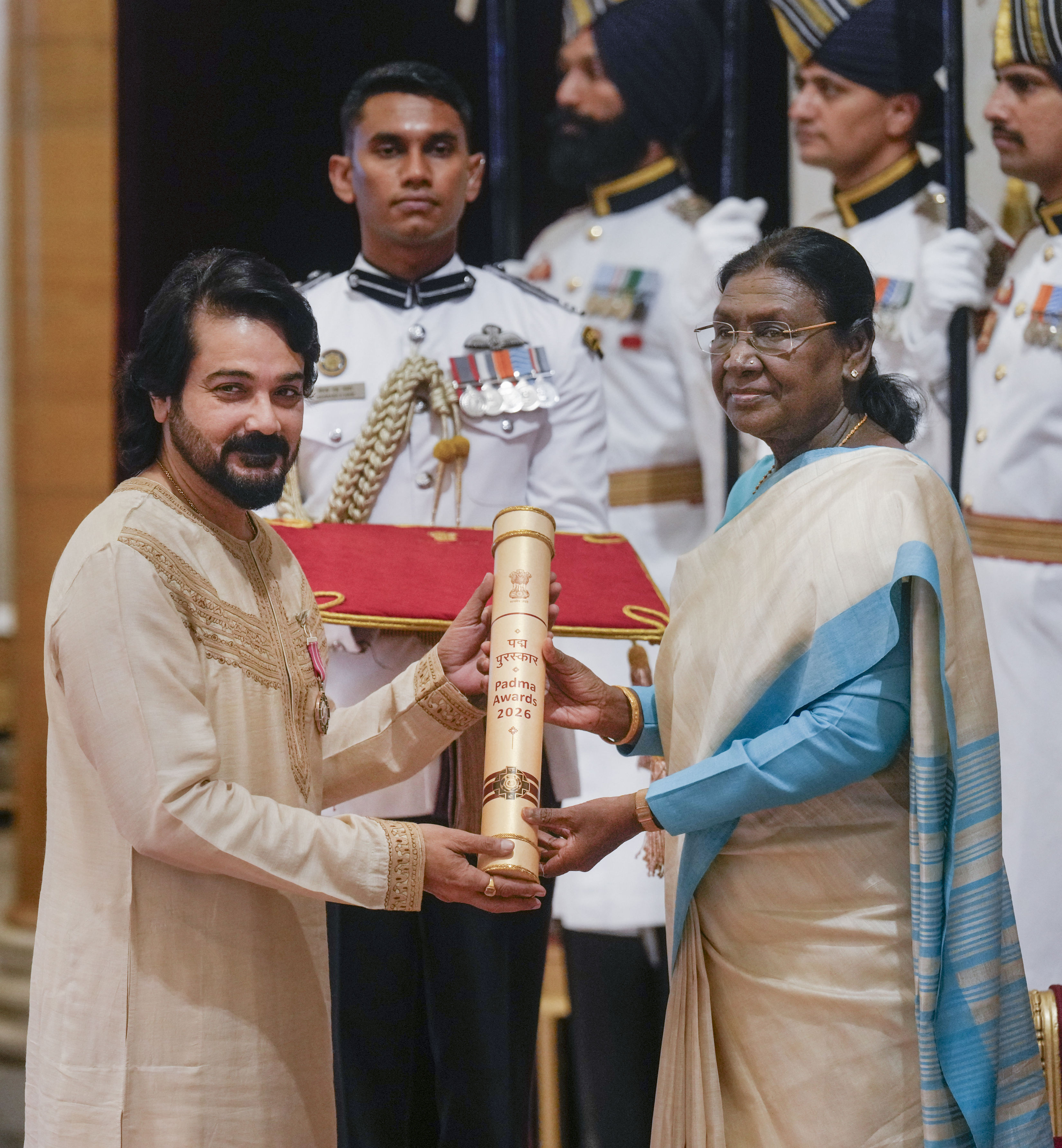 President confers 66 Padma awards; actor Dharmendra, violinist N Rajam ...
