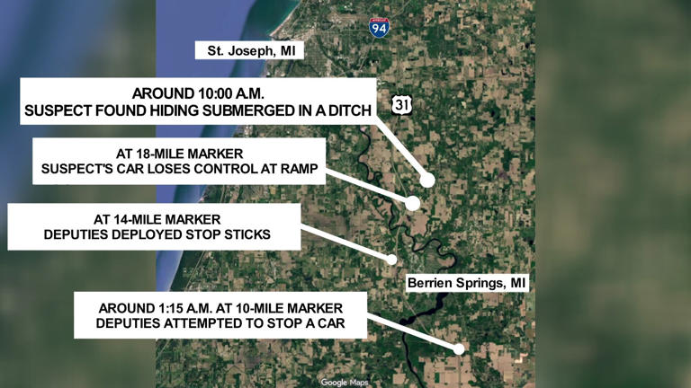 Man arrested after chase, 50 pounds of meth found in Berrien County