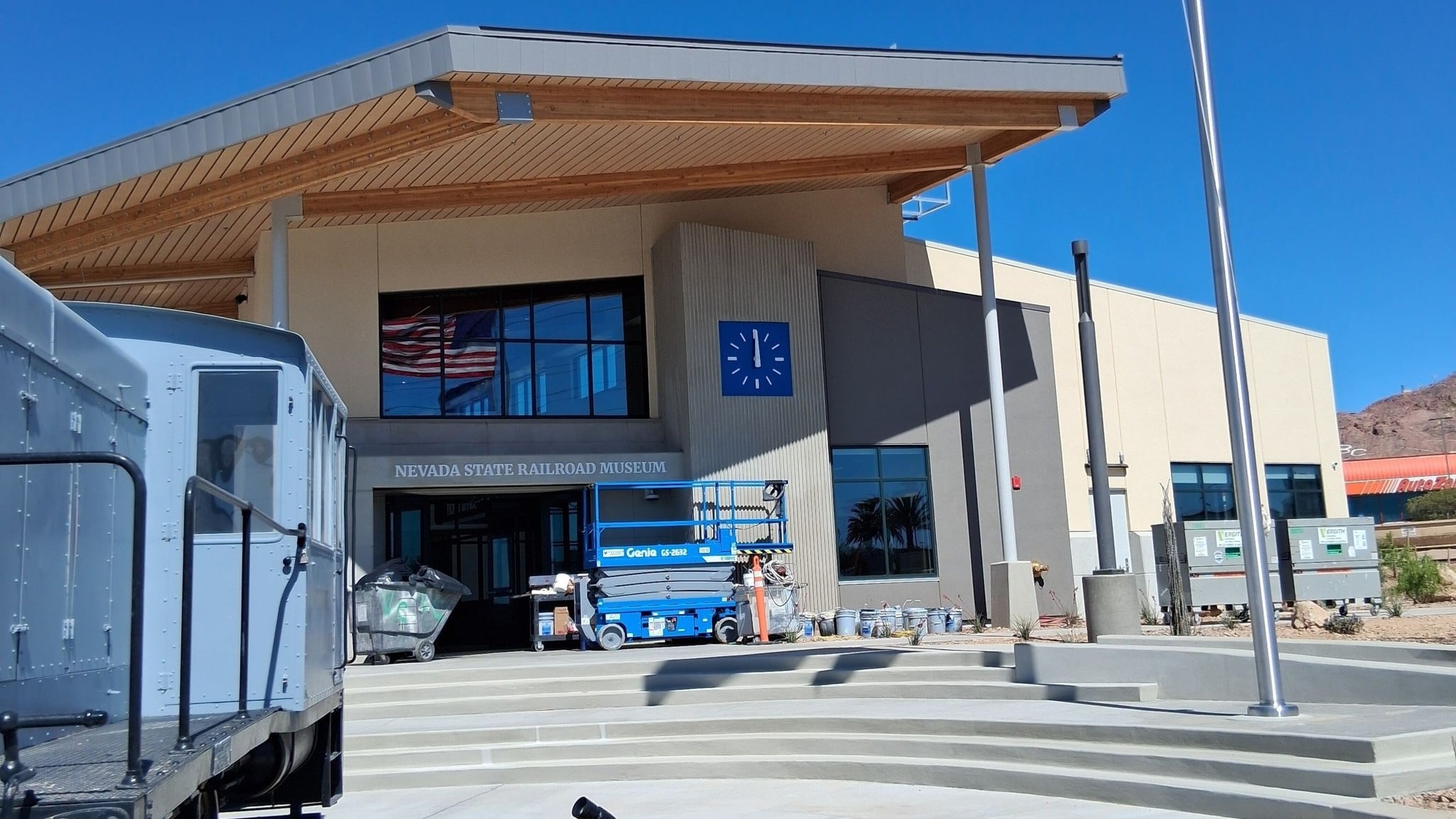 New clock, tower mark continued progress on Boulder City Railroad ...