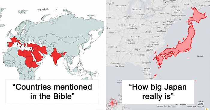 29 unusual maps that might change your perspective on things