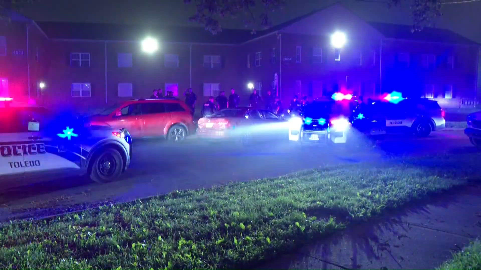 Four arrested after alleged robbery, chase across state line