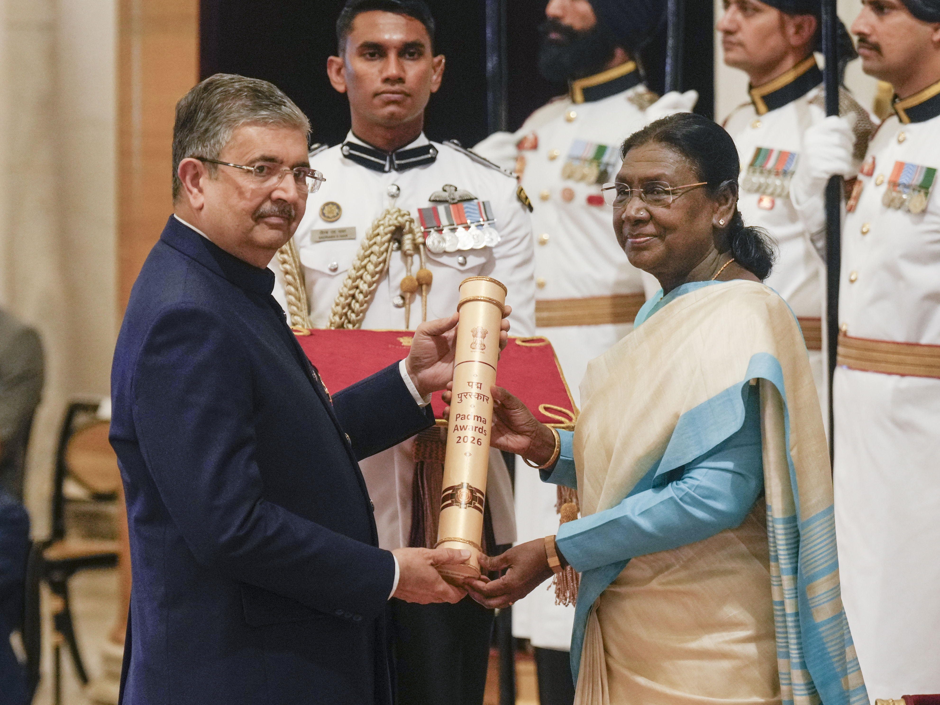 President confers 66 Padma awards; actor Dharmendra, violinist N Rajam ...