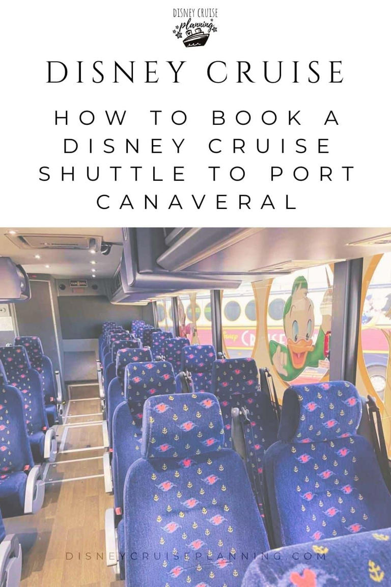 Booking the Disney Cruise shuttle to Port Canaveral
