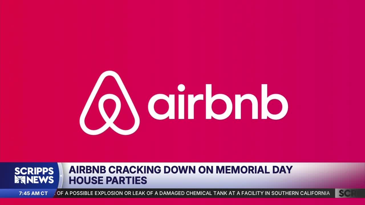 Airbnb cracking down on Memorial Day house parties