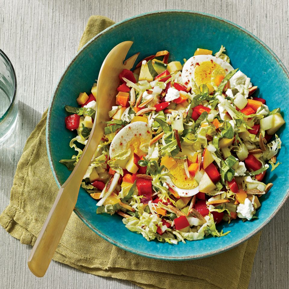 Summer Chopped Salad with Quick-Picked Vegetables