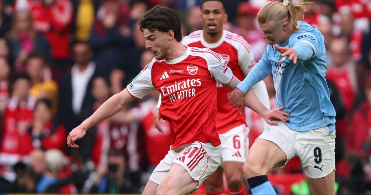 Man City 5 Arsenal 3 in Premier League XI of season