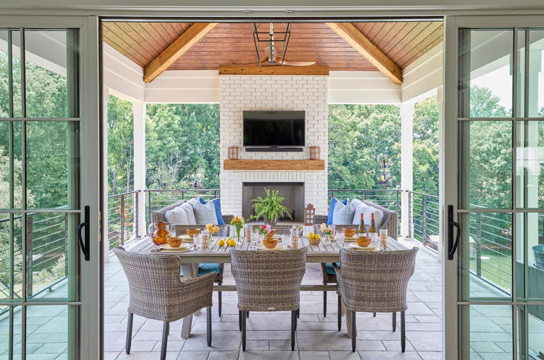 Designers reveal how to create a chic outdoor living room