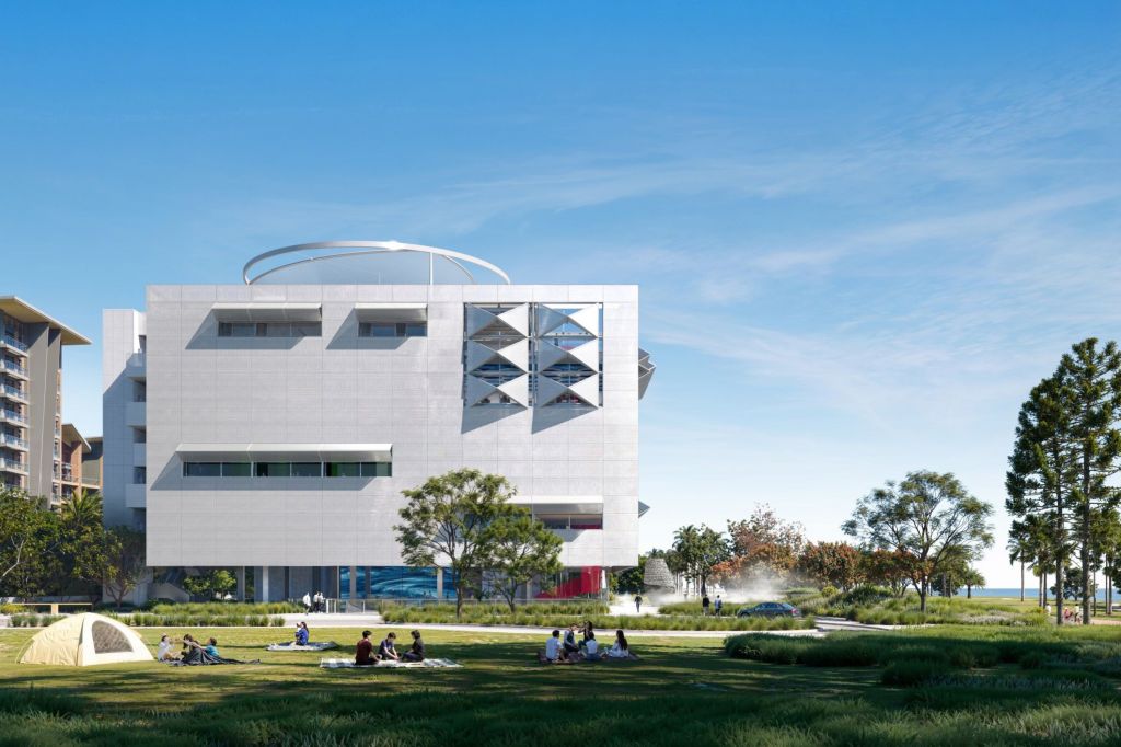 China breaks ground on cube-shaped building that will transform itself