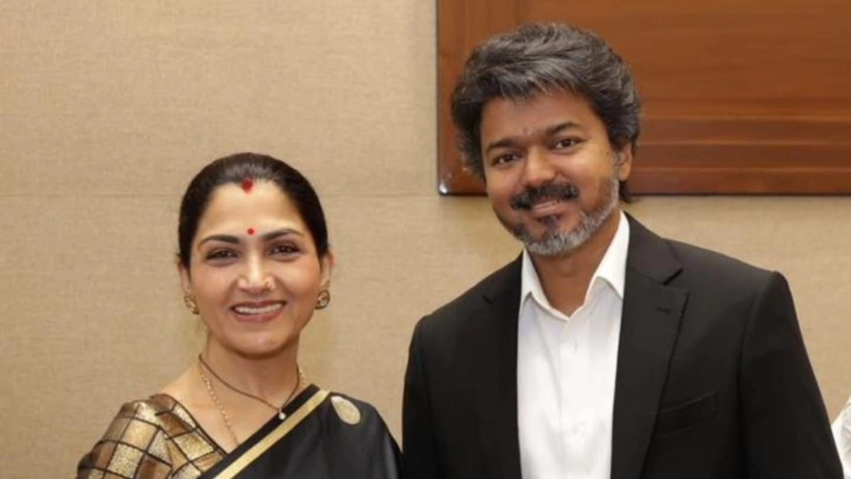 Actor Khushbu Sundar felicitates Tamil Nadu CM Vijay, calls it ...