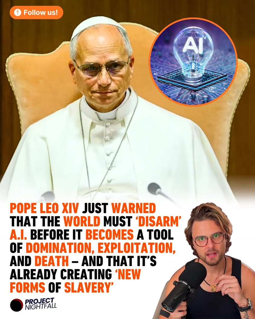 Pope declares AI a doomsday weapon, demands world disarm it now!
