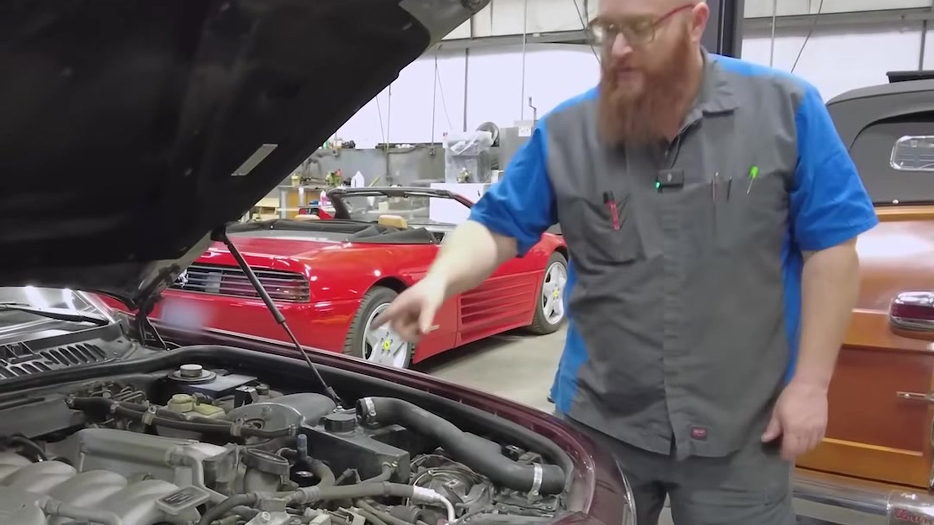 Bentley and Volvo repair inspection