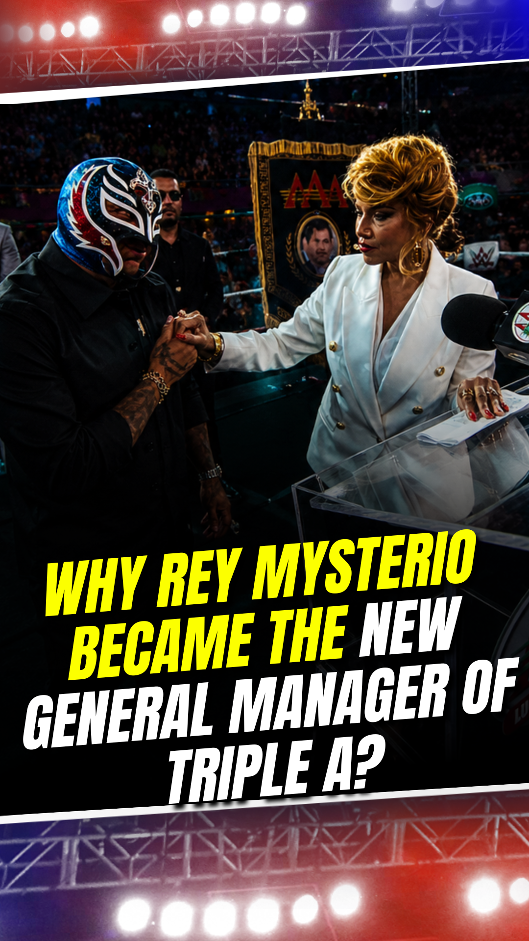 Rey Mysterio begins new era as Triple A general manager #ReyMysterio # ...