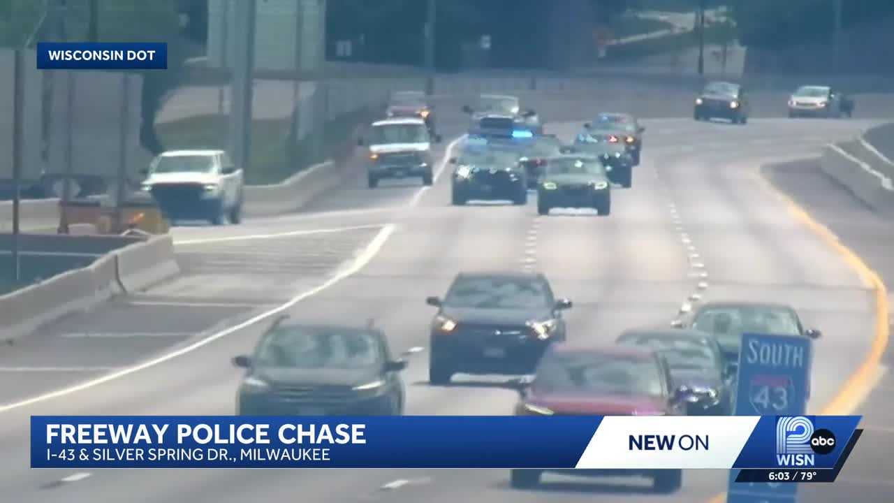 Milwaukee police chase 30-year-old reckless driver down I-43 Monday ...