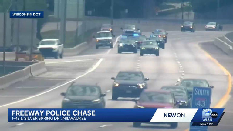 Milwaukee police chase 30-year-old reckless driver down I-43 Monday ...