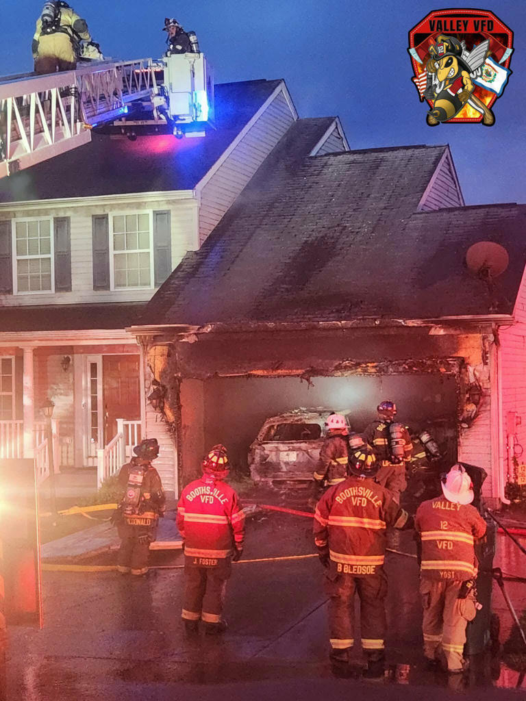 Crews respond to vehicle fire in garage in Marion County, multiple ...