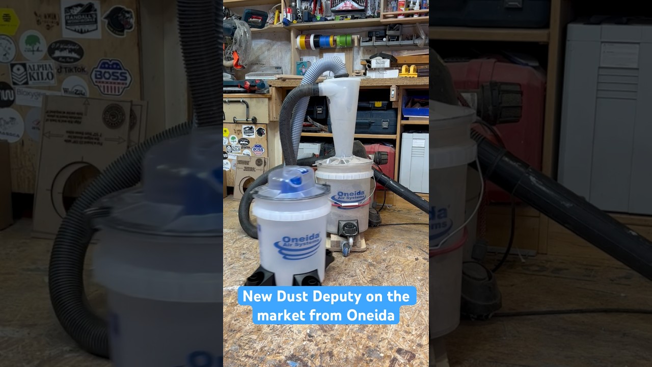 Low Pro Dust Deputy cyclone separator from Oneida #diy #woodworking # ...