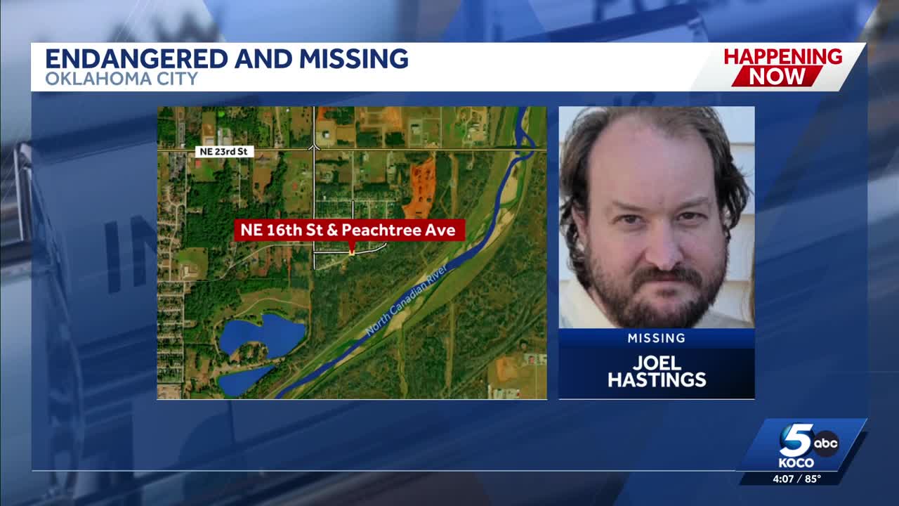 Authorities search for missing 45-year-old man in OKC