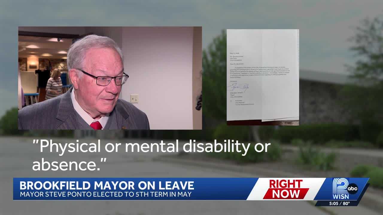 'No details were given': Brookfield mayor’s sudden absence puzzles ...