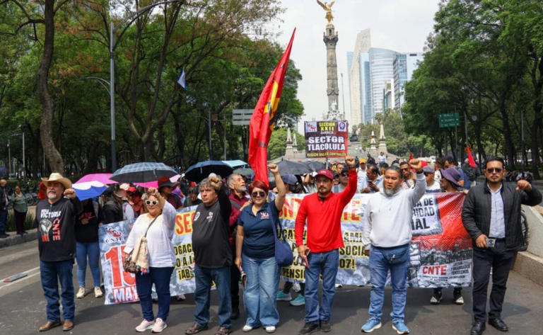 Marcha de la CNTE hoy en CDMX; estas son las calles cerradas y ...