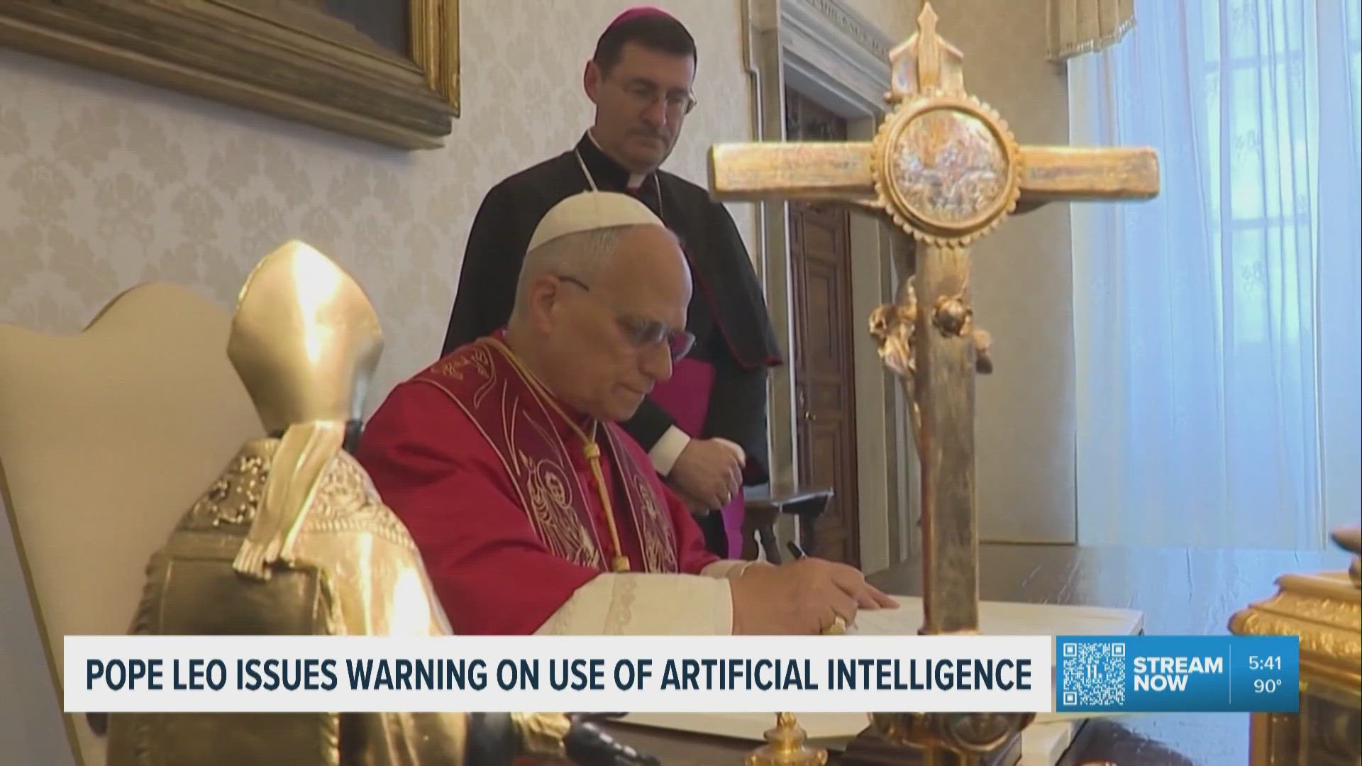 Pope Leo warns AI could make civilization less human in new teaching ...