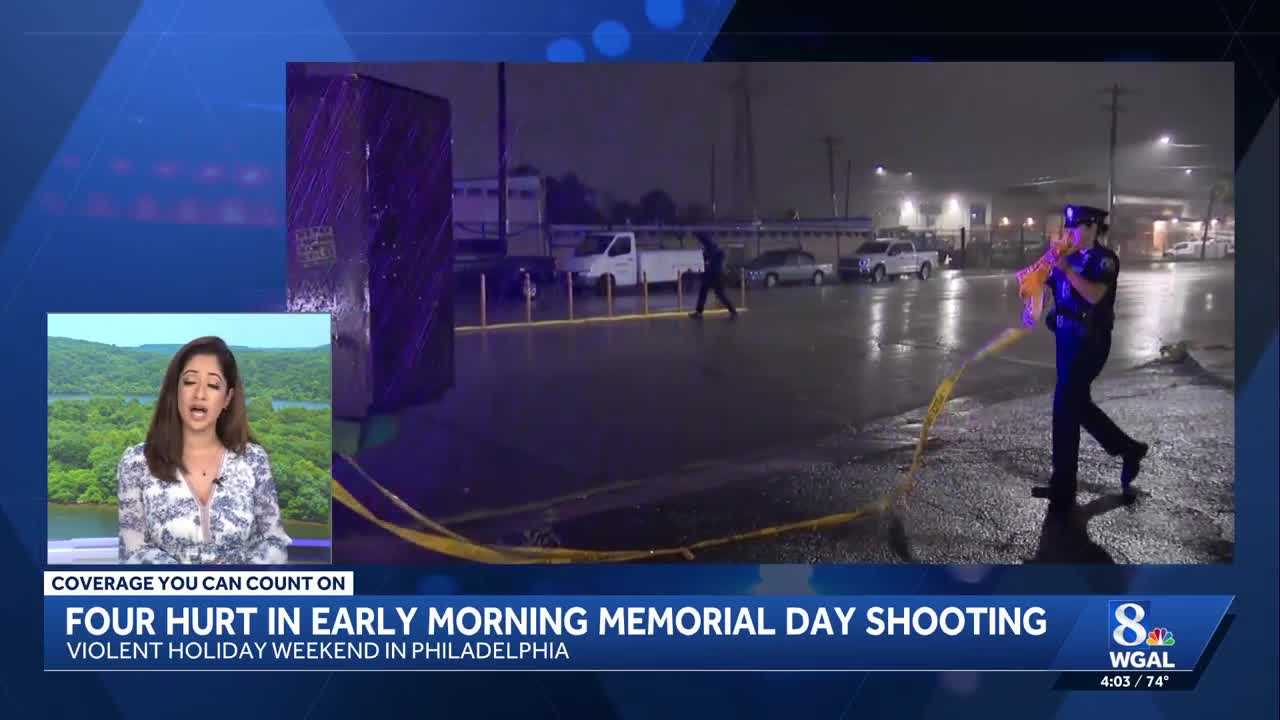 Deadly holiday weekend | 4 people hospitalized after a party shooting ...