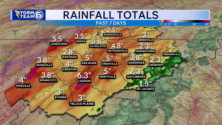 More rounds of rain and storms will keep the flooding risk elevated ...