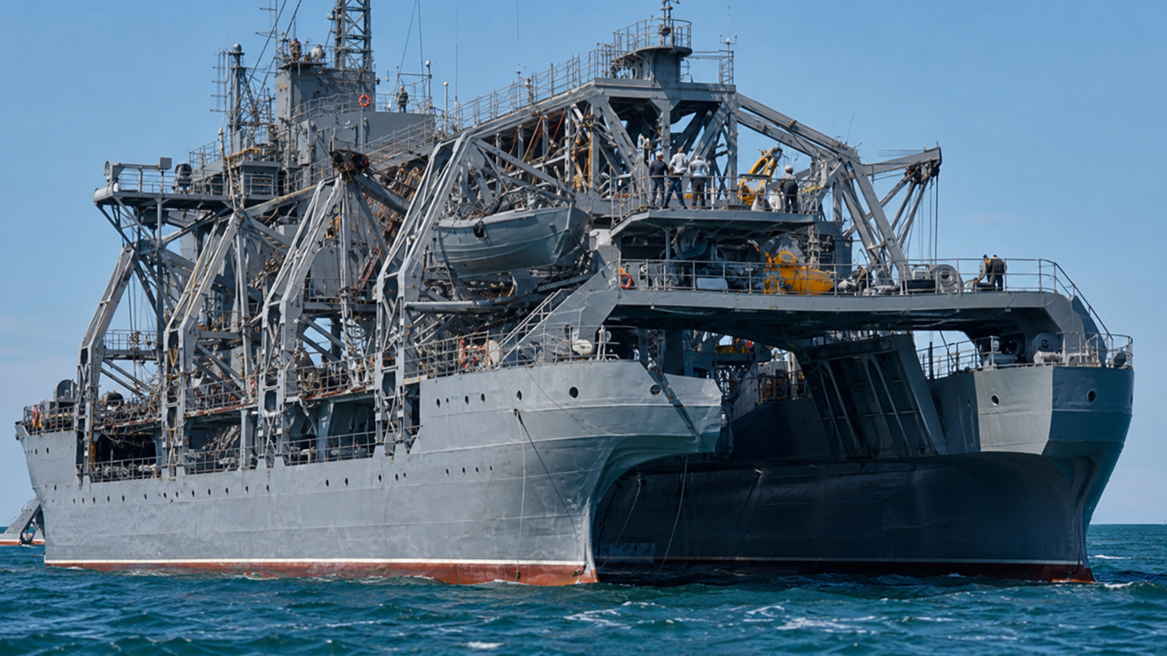 The 110-year-old Russian rescue ship linked to the Moskva salvage operation