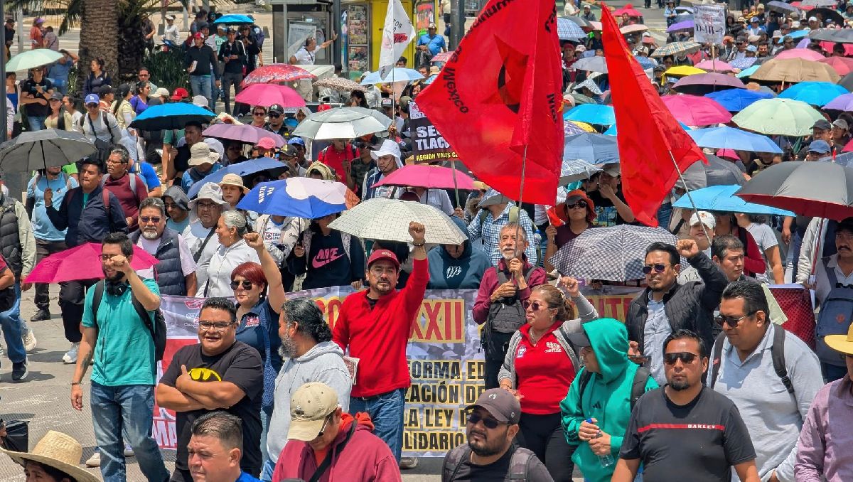 Marcha de la CNTE en CdMx en vivo: Últimas noticias del plantón y ...