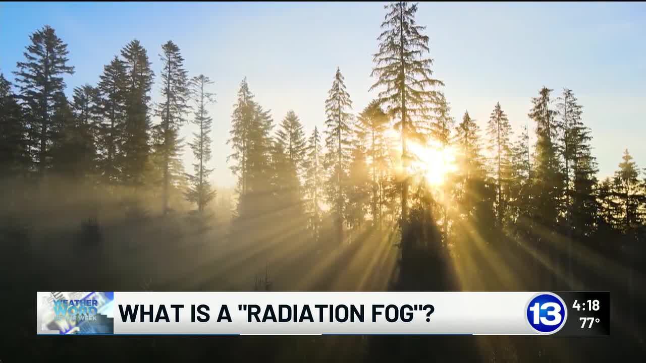 Weather word of the week: Radiation fog