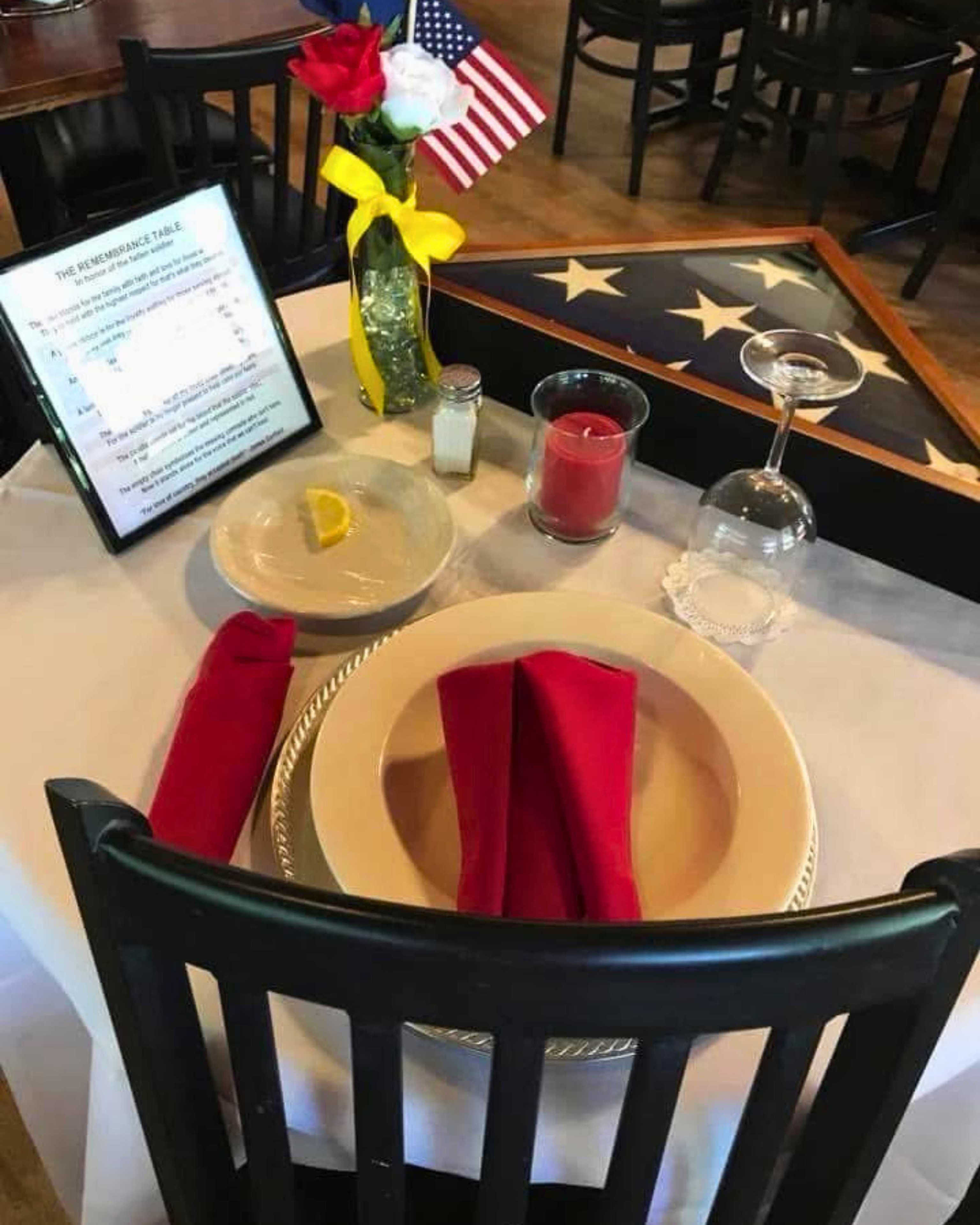 Abita Springs Cafe remembrance table honors fallen soldiers with ...