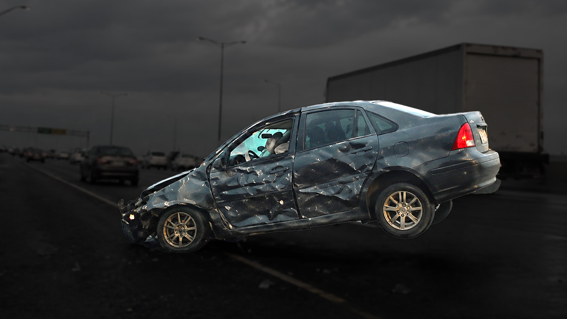 Crash caught on camera