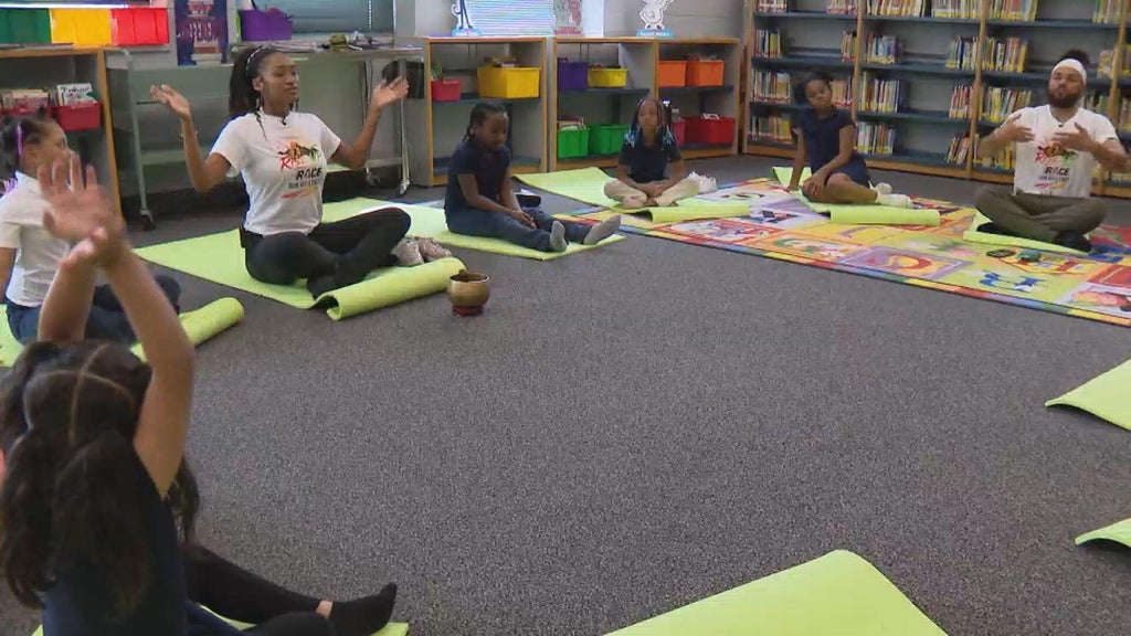 Nonprofit Rise Up Healing Collective uses yoga to teach younger kids ...