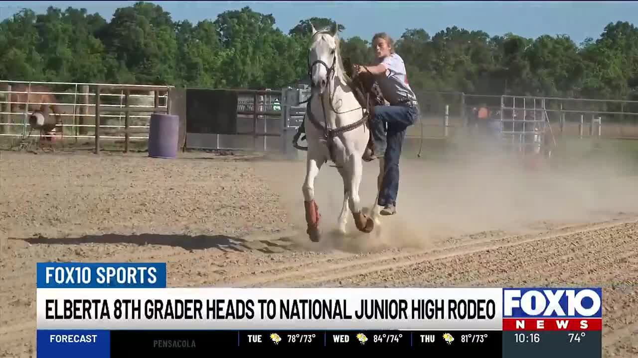 Elberta eighth grader qualifies for national junior high rodeo finals